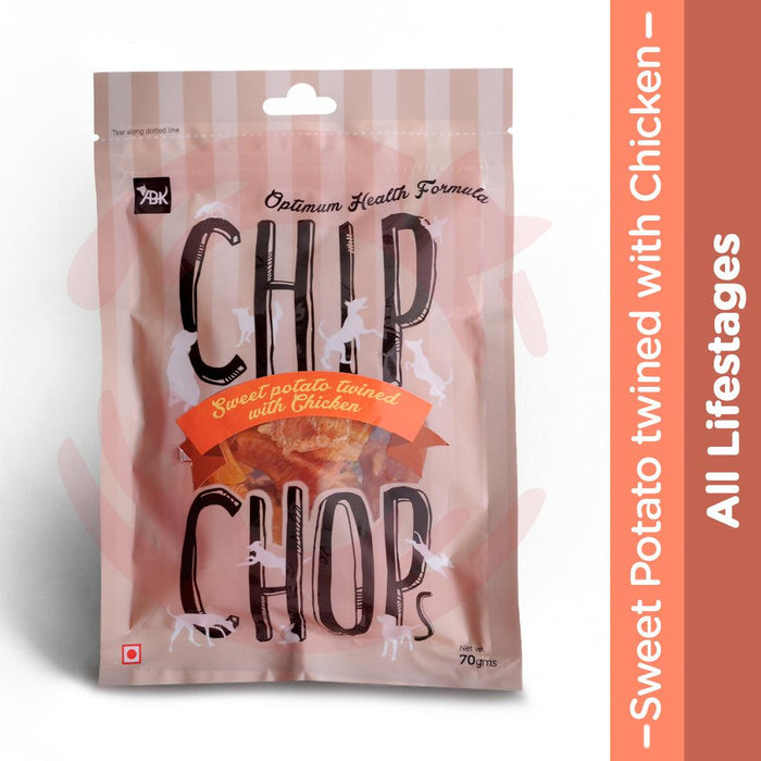 Chip Chops Dog Treats - Sweet Potato Chicken