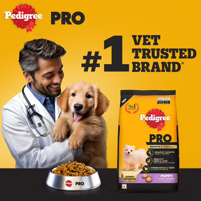 Pedigree PRO Dry Dog Food - Puppy Small Breed (2-9 months)