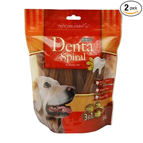 Goodies Grain Free Dental Spiral Dog Dental Treat - 500 gm