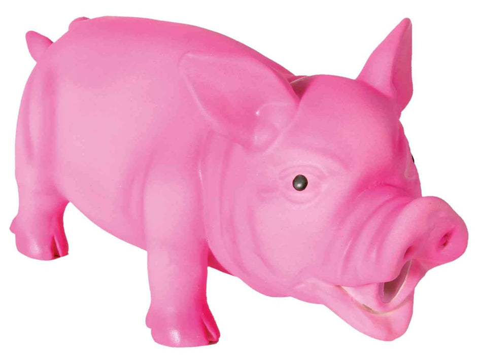 Trixie Pig, Animal Sound Latex Dog Toy 21 cm (Color May Vary)