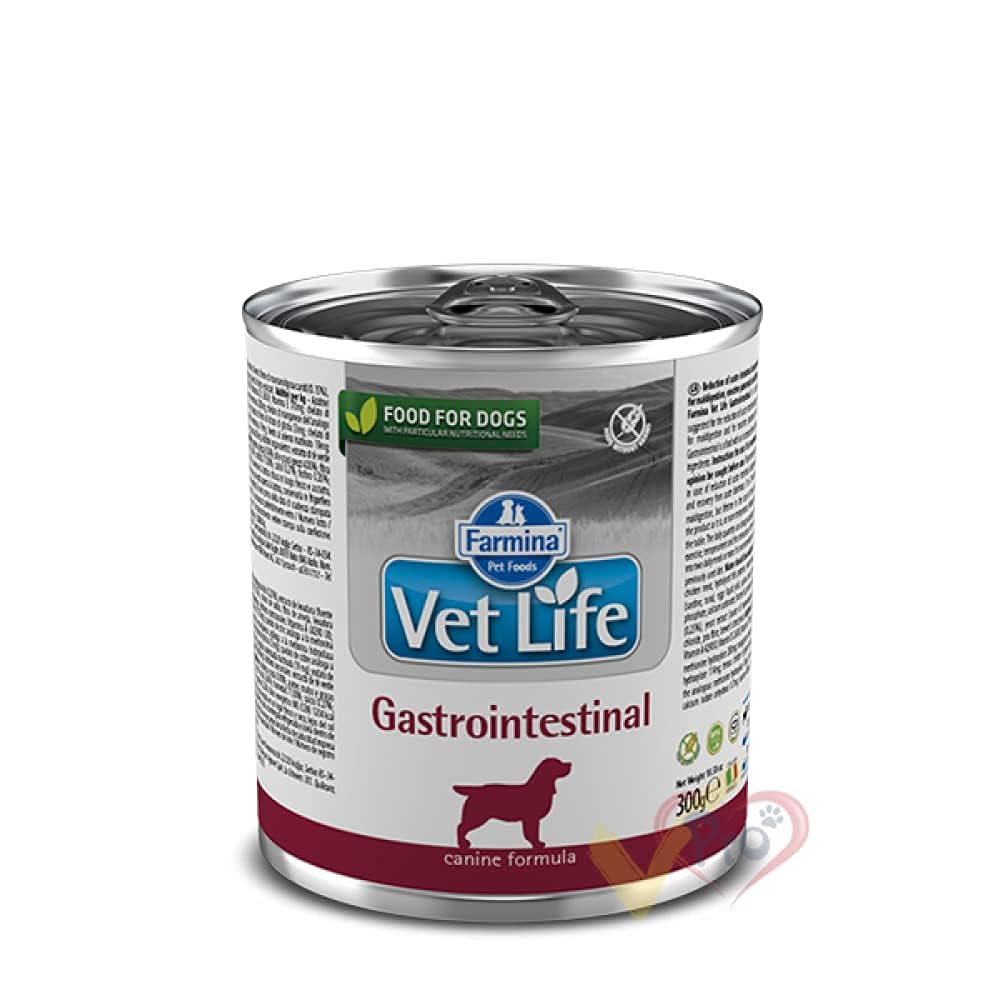 Vet Life Natural Diet Dog Gastro-Intestinal Wet Dog Food 6x300gm