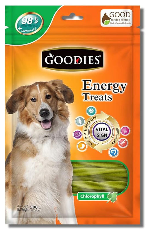 Goodies Energy Treats Chlorophyll Flavour Dog Dental Treat - 500 gm