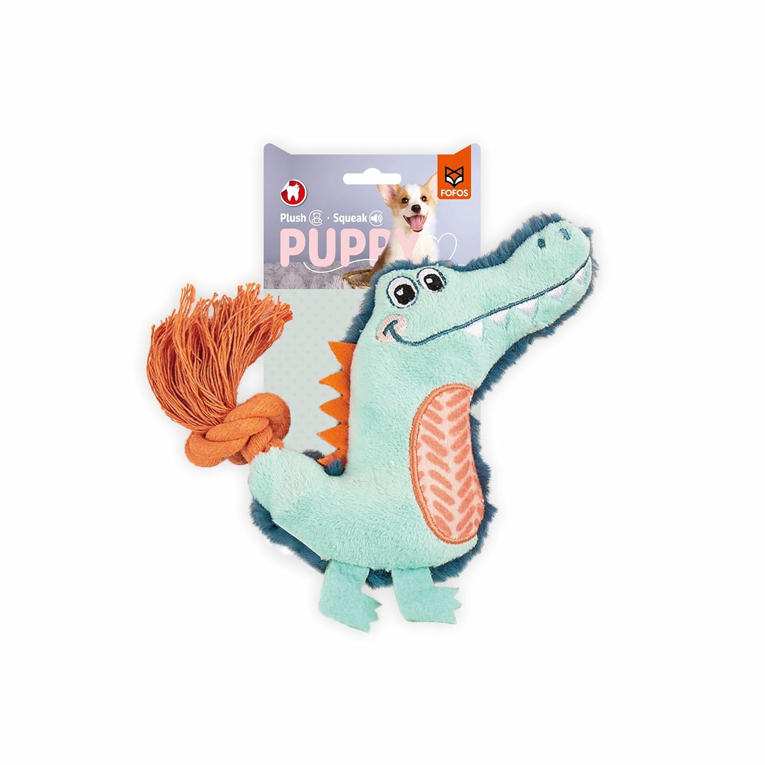 FOFOS Alligator Plush Puppy Teething Toy