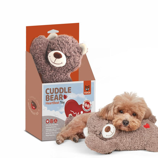 Fofos Heartbeat Bear Plush Dog Toy