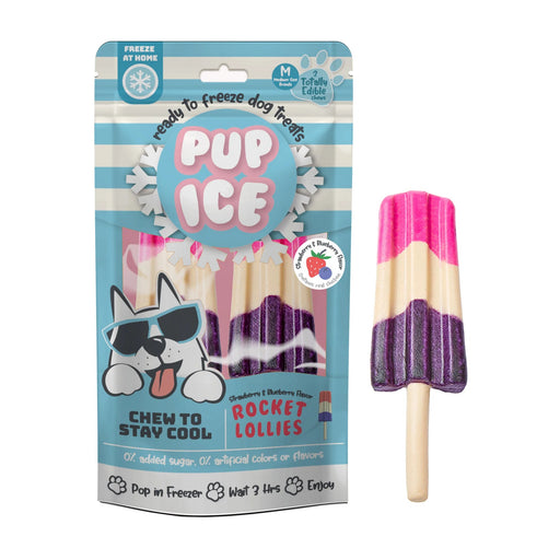 Imaginelles Pup Ice Rocket Lollies Blueberry & Strawberry 2Pieces - 90 gm