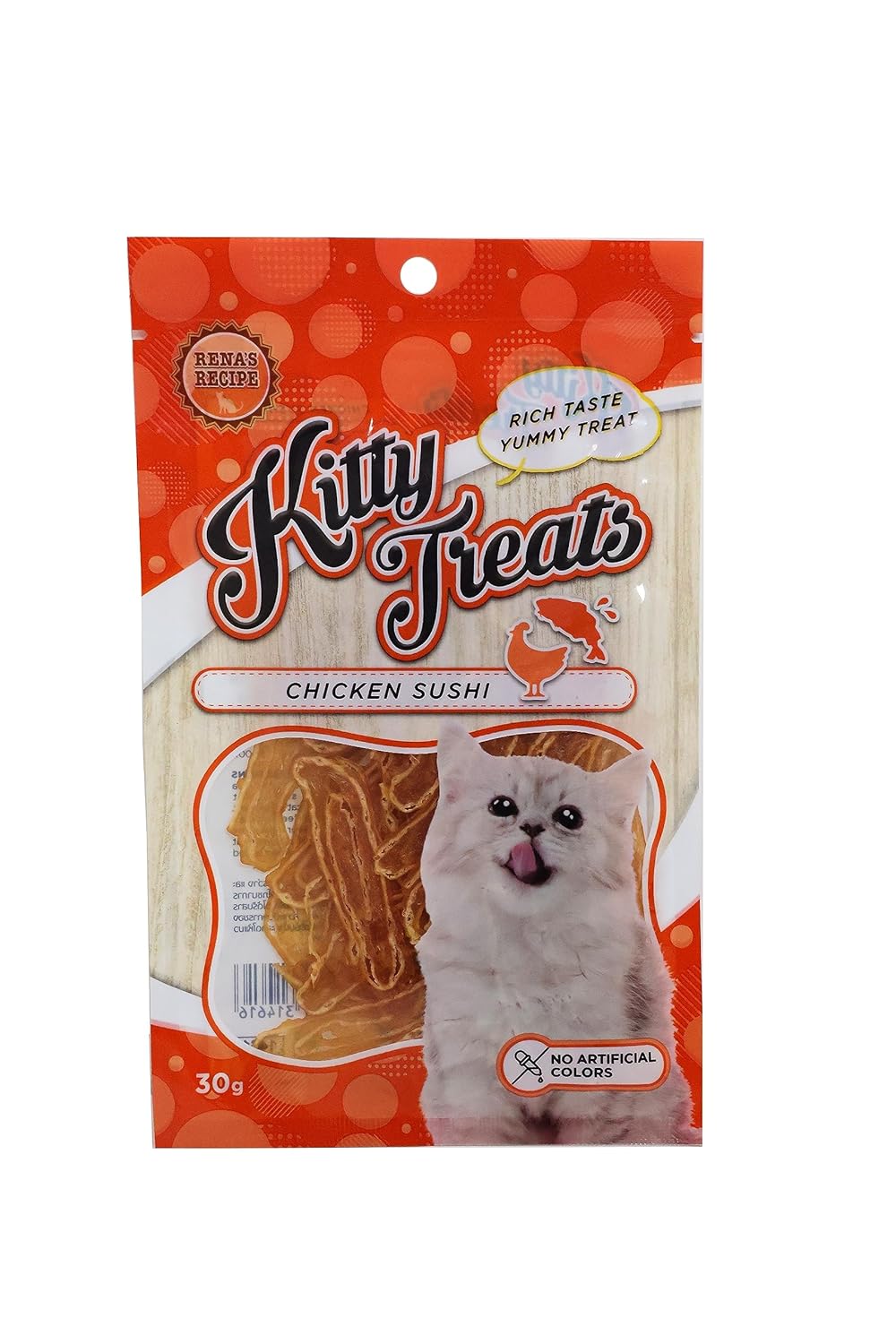 Kitty Treats Chicken Sushi, 30G