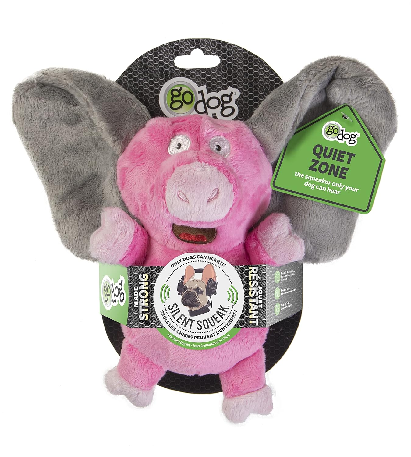 Silent squeak dog fashion toy