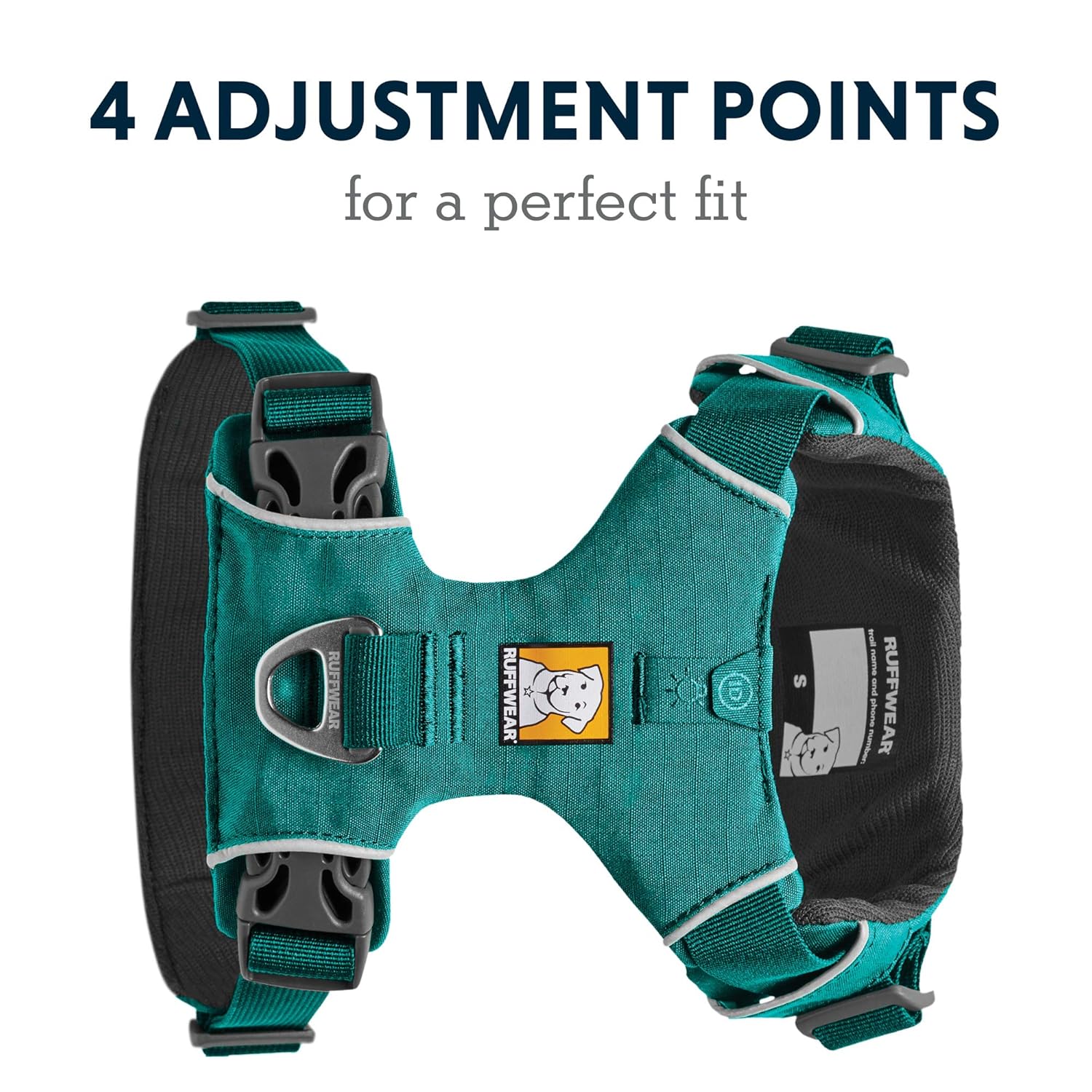 Ruffwear Front Range Harness - Aurora Teal