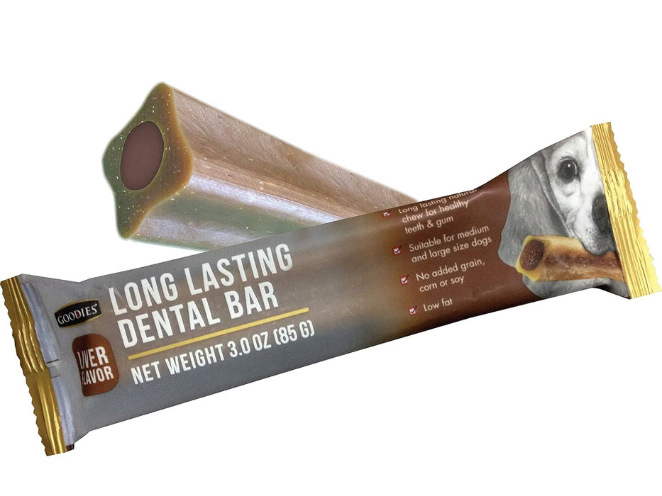 Goodies Long Lasting Dental Bar Liver Flavor Dog Dental Treat - 85 gm