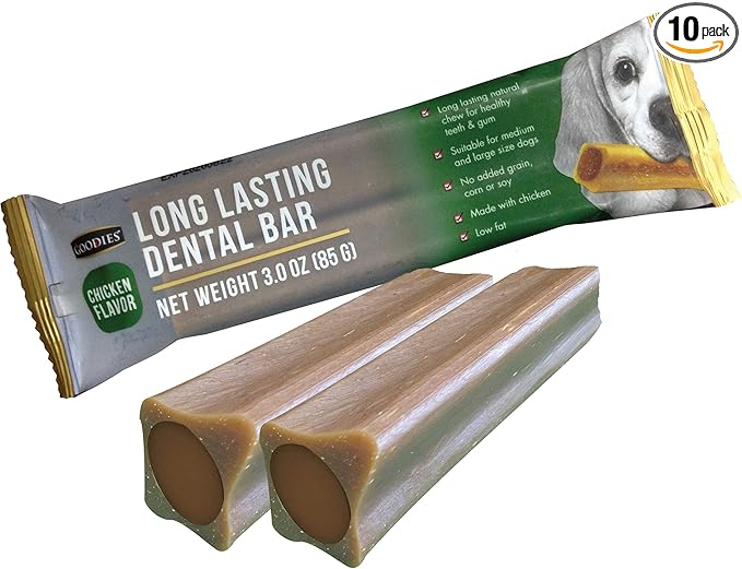 Goodies Long Lasting Dental Bar Chicken Flavor Dog Dental Treat - 85 gm