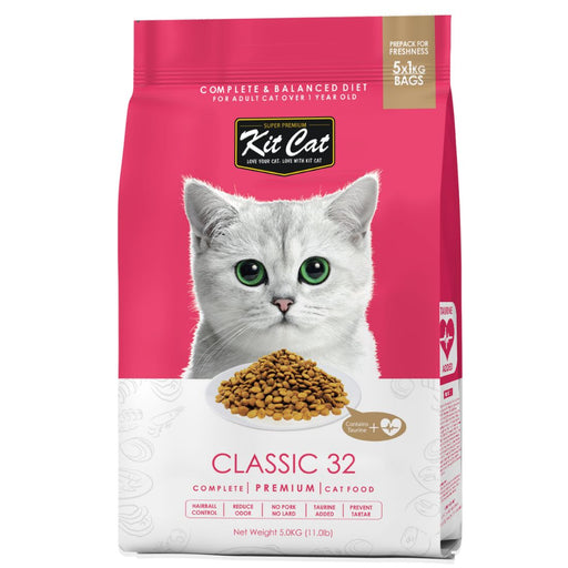 Kit Cat Premium Dry Cat Food Classic 32