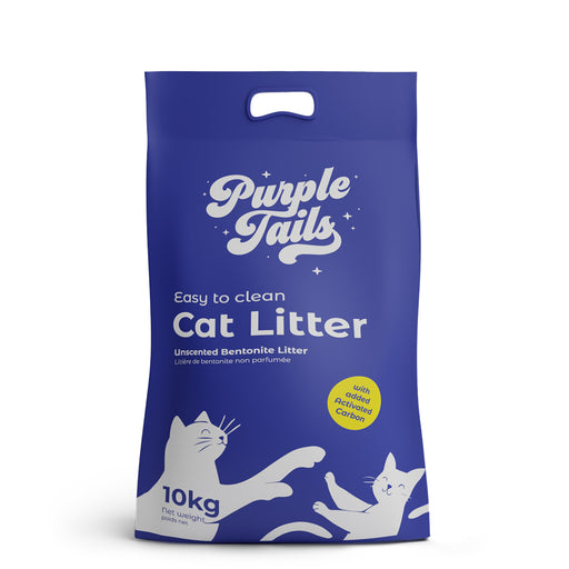 Purple Tails Cat Litter Unscented 10 Kg