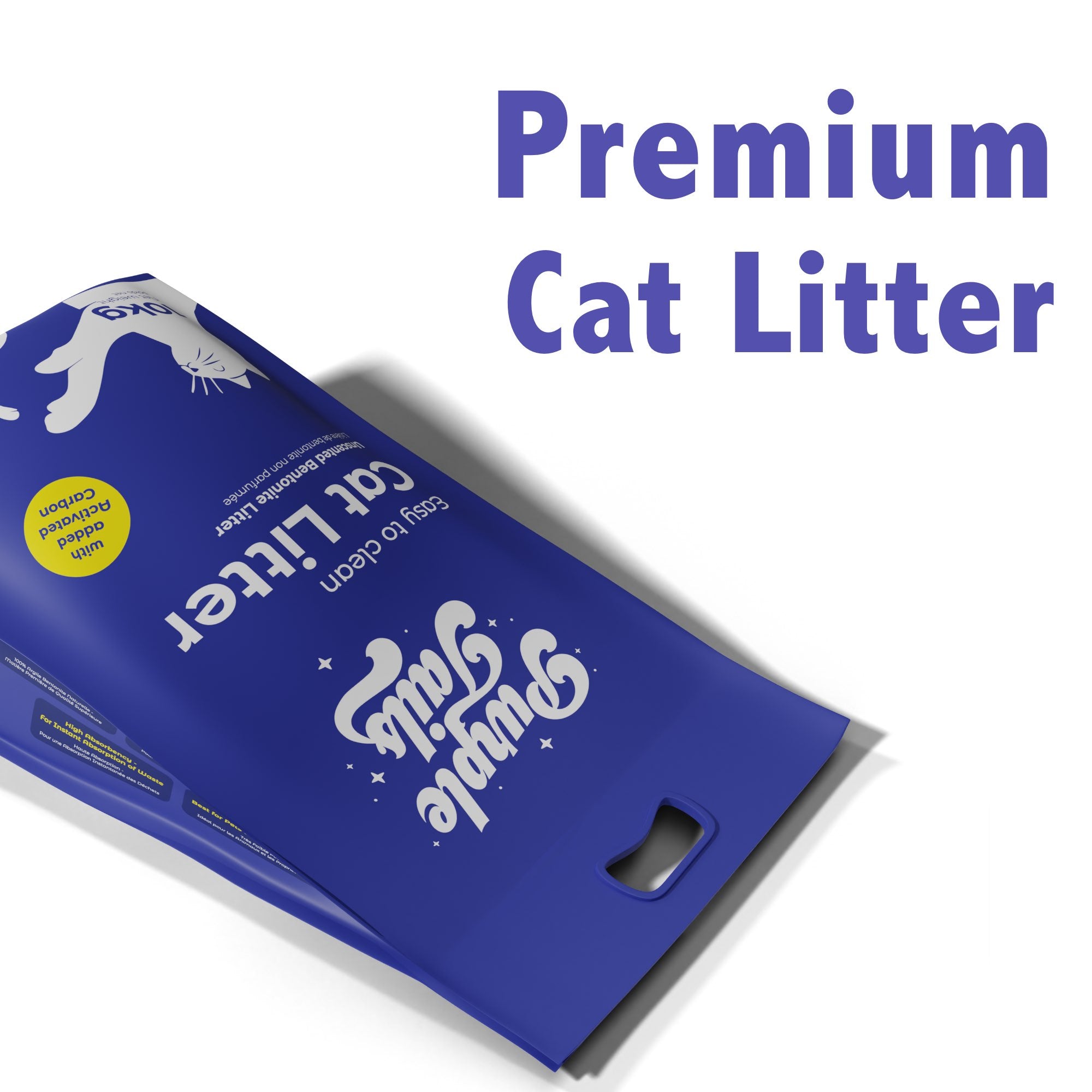 Purple Tails Cat Litter Unscented 10 Kg