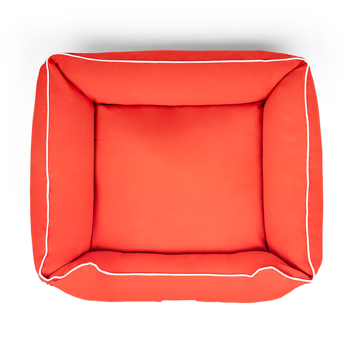 ZL Ultra Soft Red Lounger Bed For Dogs