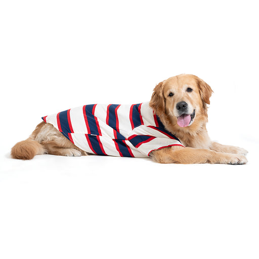 ZL Classic Sailor Stripe Dog Shirt For Dog Days