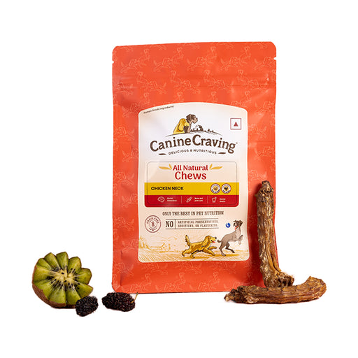 Canine Craving Dog Treats - Chicken Chew - Neck (60g)