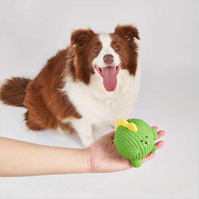 FOFOS Latex Dog Toy Dinosaur Ball