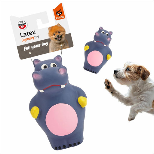 FOFOS Latex Dog Toy Hippo