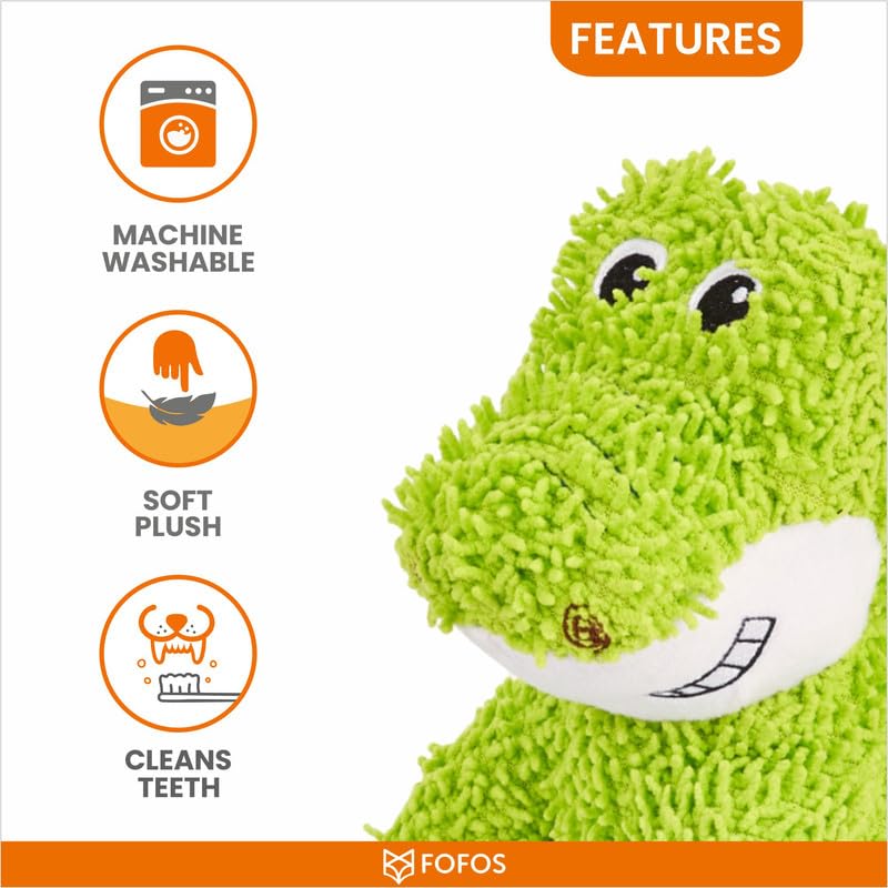 FOFOS Tough Dog Toy Alligator