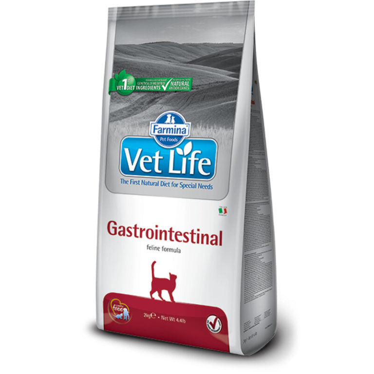 Vet Life Natural Diet Gastro-Intestinal Cat Food - 2Kg