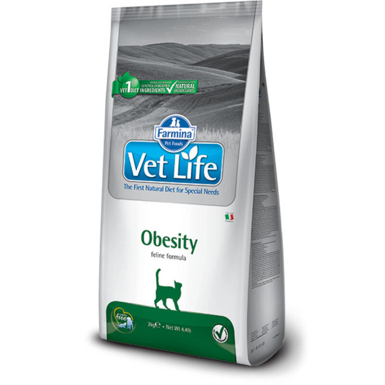 Vet Life Natural Diet Obesity Cat Food - 2Kg