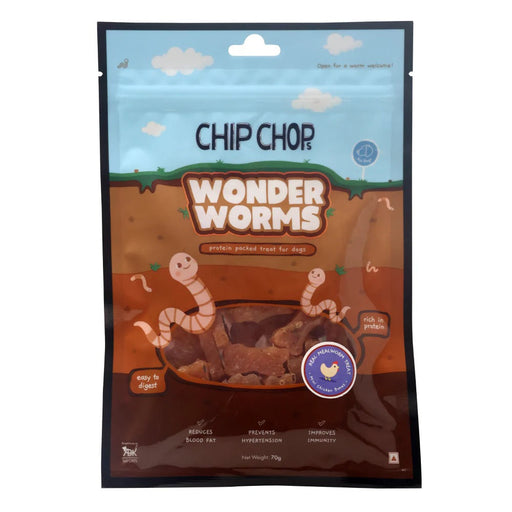 Wonder Worms - Mini Chicken Bones with Mealworms - 70gm