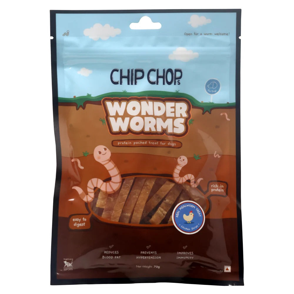 Wonder Worms - Chicken Sticks with Mealworms - 70g