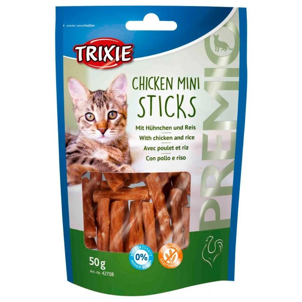 Trixie Premio Chicken Mini Sticks Cat Treat  50 gm