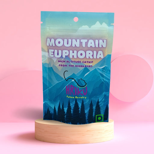 HRIKU Mountain Euphoria - Naturally Grown High Altitude Himalayan Catnip Treat for Cats