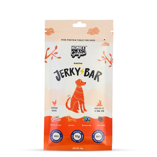 Homiee & Ginger Chicken Recipe Jerky Bar 45 gm