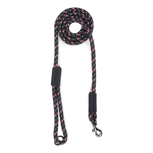 ZL Reflective Rope Dog Leash - Black