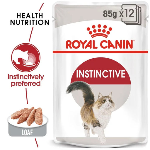 Royal Canin Instinctive Adult Loaf Wet Cat Food (85g x 12 Pouches)