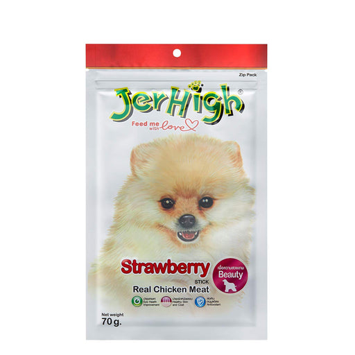 JerHigh Dog Treats - Strawberry Stick (70g)