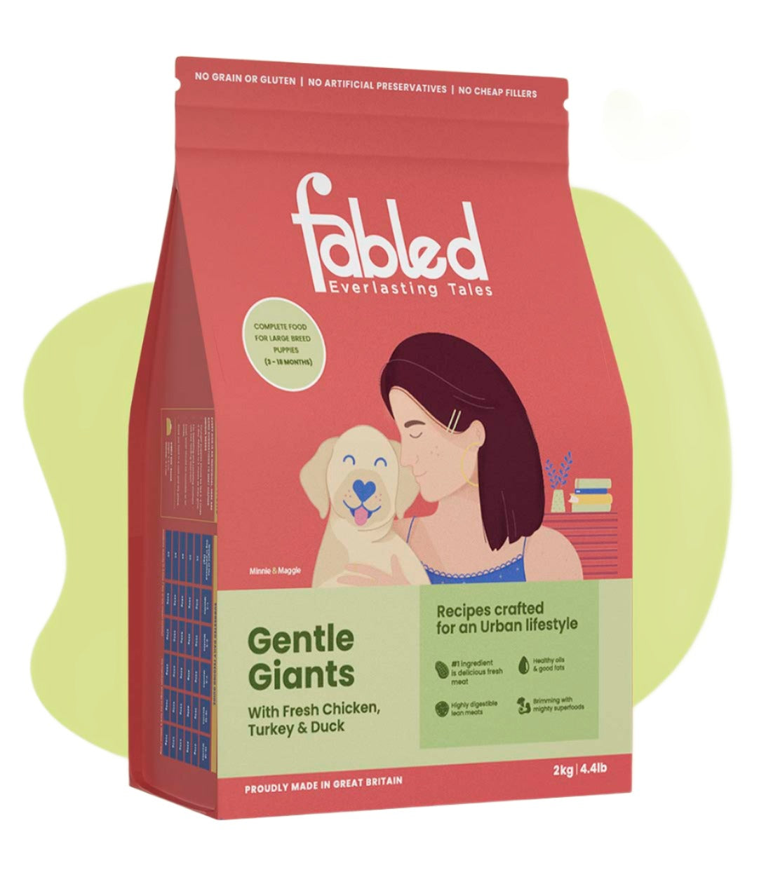 Fabled Dry Dog Food Gentle Giants Puppy Large Breed Recipe