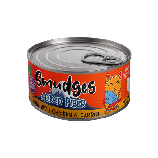 Smudges Adult Cat Tuna Flakes With Chicken & Carrot in Gravy - 80 gm