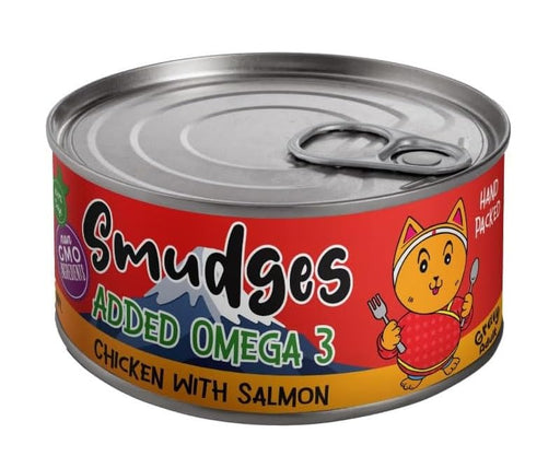 Smudges Adult Cat Chicken With Salmon In Gravy - 80 gm