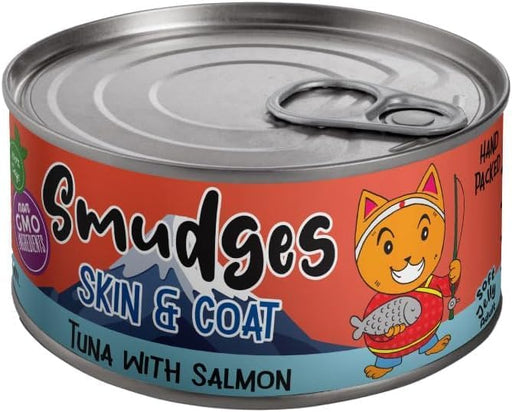 Smudges Adult Cat Tuna Flakes With Salmon in Soft Jelly - 80 gm