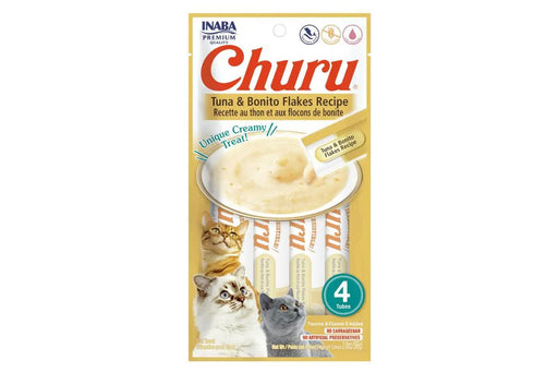 Inaba Churu Tuna N Bonito Flakes Recipe  Creamy Meaty Cat Treat - 42 Gm