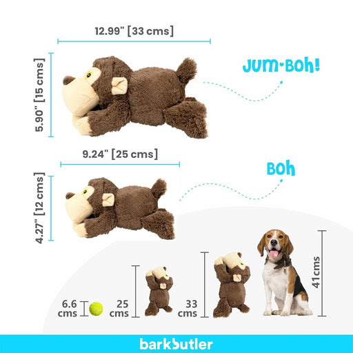 Barkbutler Jumboh The Bear Dog Toy