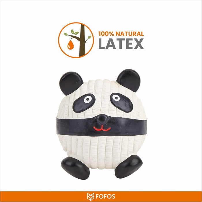 FOFOS Latex Dog Toy Panda Ball