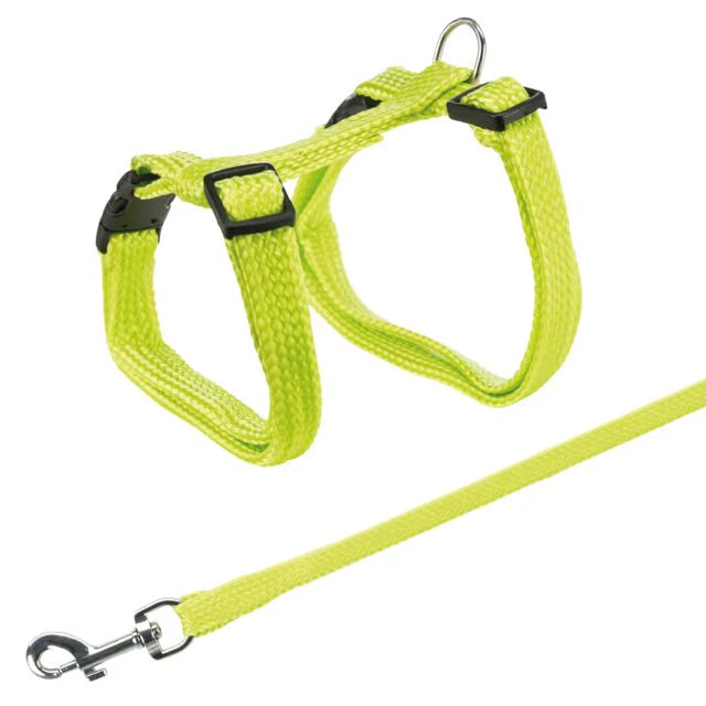 Trixie Cat Harness With Leash - Various Colours