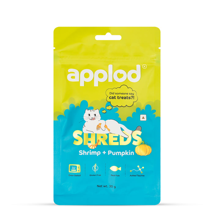 Applod Shrimp with Pumpkin Soft Cat Treat - 35 Gm