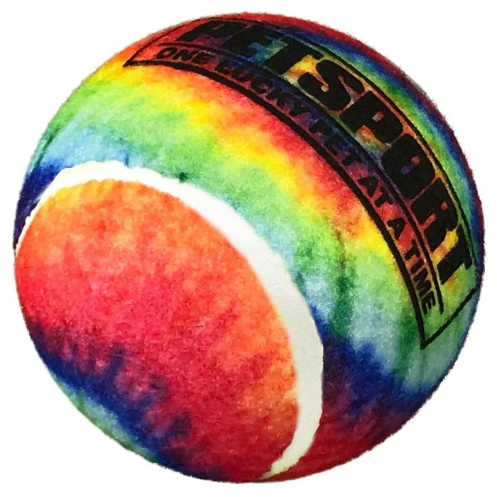 Tie Dye Squeak Ball Dog Toy - 10cm