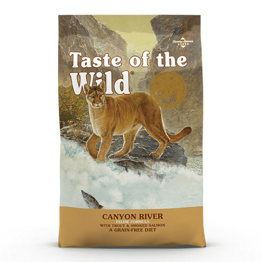 Taste of the Wild Cat Food for Kittens & Adults - Canyon River with Trout & Smoked Salmon