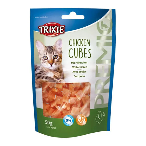 Paws & Presents Cat Bundle: Trixie Chicken Cubes, Fur Pro Paw Balm, Fofos Toy & ZL Double Walled Bowl