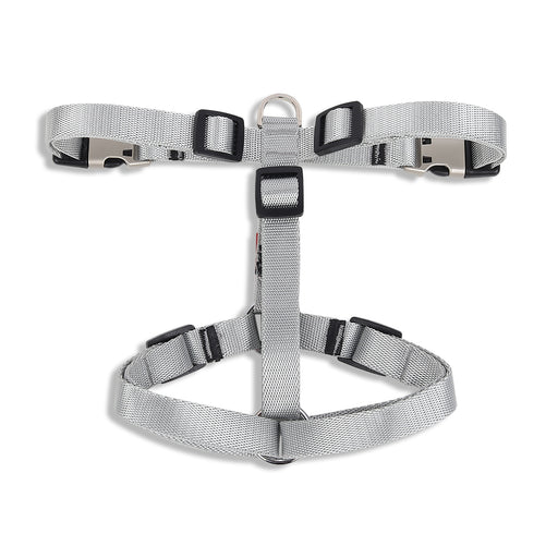 ZL Classic H Dog Harness  Silver