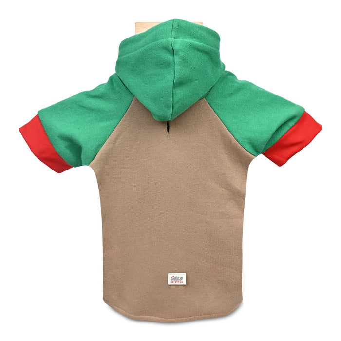 ZL Leafy Vibrant Warmer Hoodie for Dogs