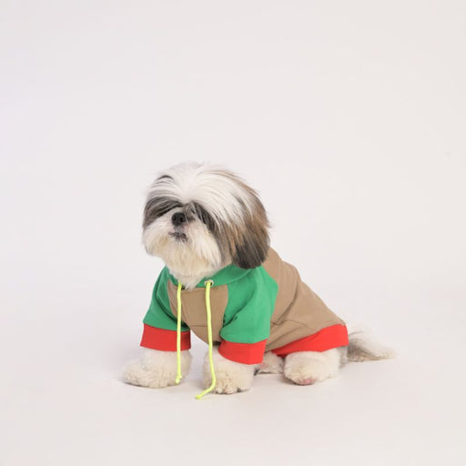 ZL Leafy Vibrant Warmer Hoodie for Dogs