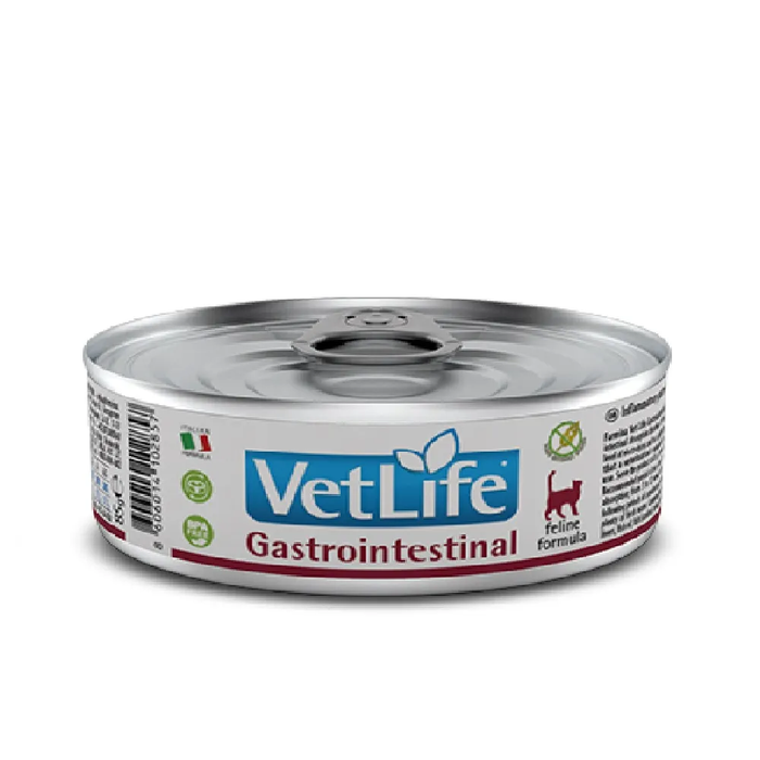 Vet Life Natural Diet Cat Gastrointestinal Wet Cat Food 12X 85 gm