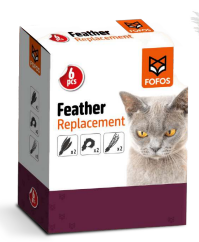 Fofos Erraticat Interactive Pir Toy Feather Replacement (6Pcs)